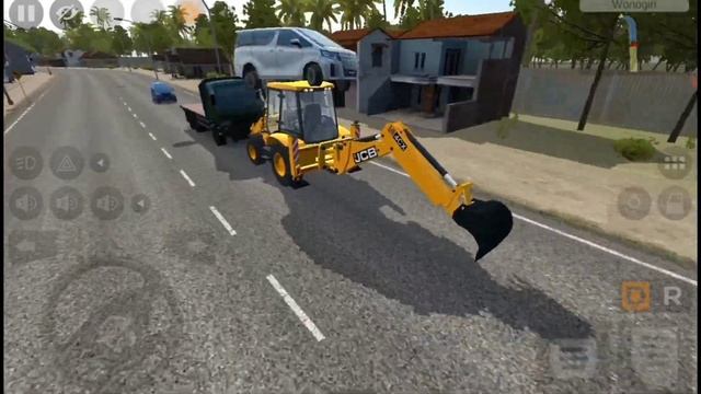 🔴 LIVE BUS SIMULATOR INDONESIA GAME - JCB BACKHOE LOADER DRIVING MOD - ANDROID GAMEPLAY #05
