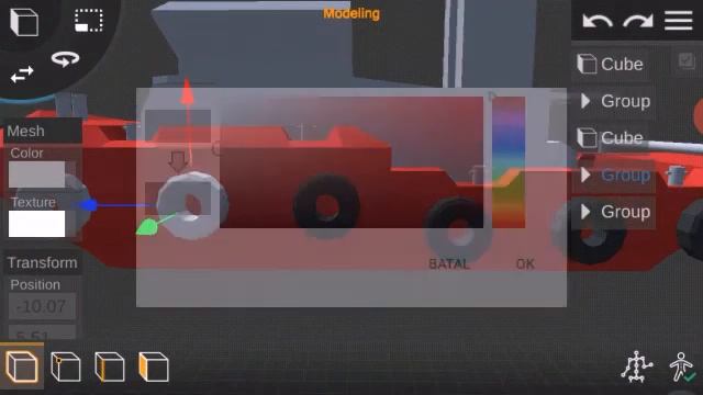 PRISMA3D || TUTORIAL LOW POLY TUG BOAT WITH PRISMA 3D ON ANDROID || PART 3