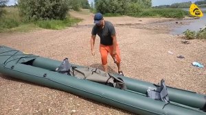 Обзор надувного трехместного #Катабайда от TimeTrial