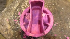 Пробный поршень из песка на Мегалодон