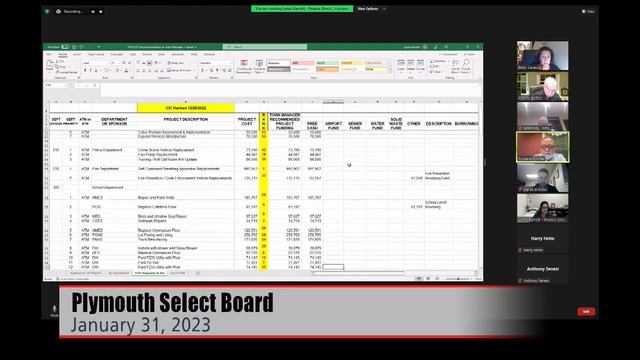 1/31/23 Plymouth, MA Select Board Meeting смотреть онлайн