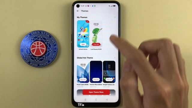 Theme on OPPO A54 Android 11 смотреть онлайн