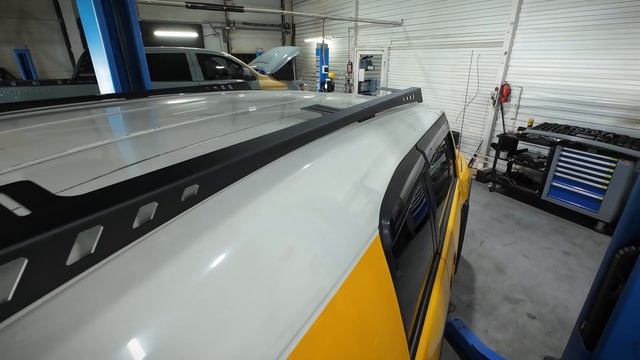 Установка рейлинги крепления багажника BMS (BMS060020) для Toyota FJ Cruiser смотреть онлайн