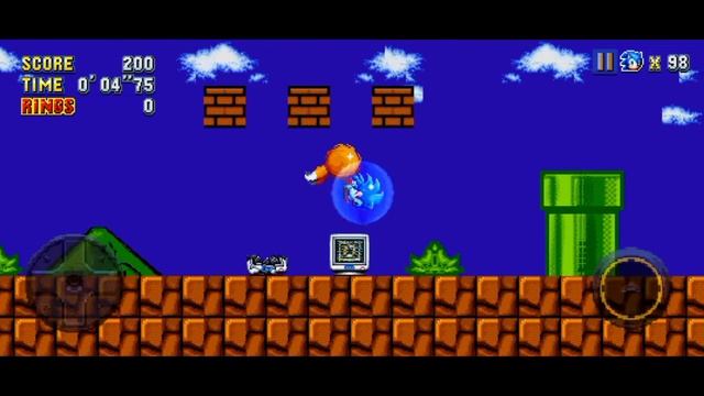 Mushroom Kingdom Zone in Sonic Mania Plus Android Decompilation mod RSDKv5 Super Mario mod смотреть онлайн