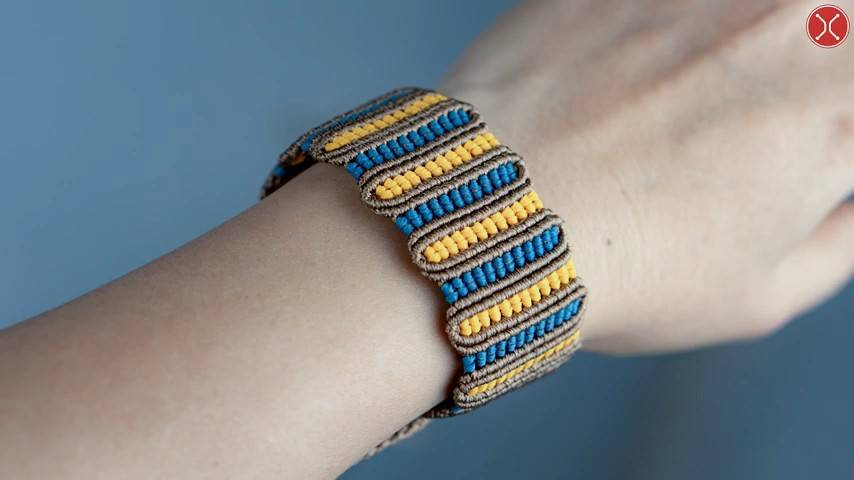 Macrame tutorial | Very simple Boho style Macrame bracelet tutorial for men