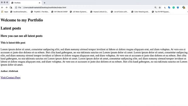 How to create pages & links in HTML  | Web Programming