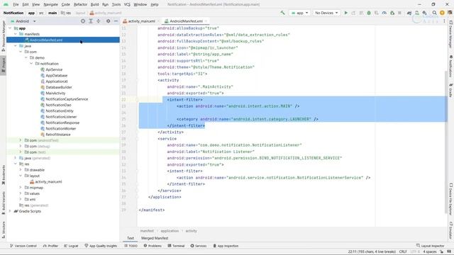 Notification listener | Part 1 | Android Development with Kotlin | Assignments & Projects Made Easy