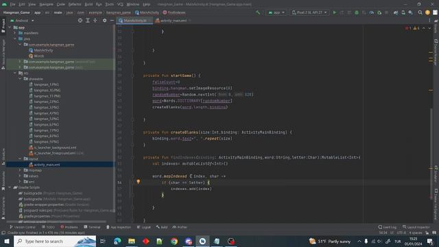 How to Make Classic Hangman Game in Android Kotlin