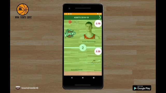 NBA Stats Quiz 🏀 - Android App Preview смотреть онлайн
