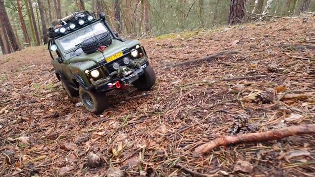 Land rover D90 kajman (czech army) Killerbody defender marauder 1/10 смотреть онлайн