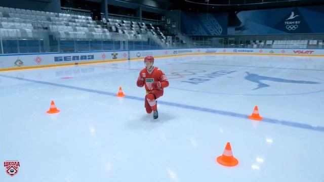 Самостраховка хоккеиста - падение вперед на колени и грудь смотреть онлайн