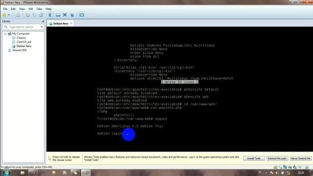 Konfigurasi Web Server Debian Squeeze [Ria Aprilia A1316101] смотреть онлайн