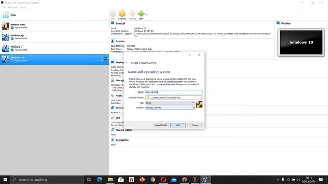 Cara Install Windows (XP, 7, 10) dan Linux (Ubuntu, Kali, Mint) Menggunakan VirtualBox смотреть онлайн