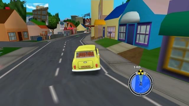 The Simpsons Hit  Run - Mr. Bean in Road Rage Returns - Level 2