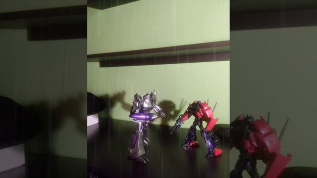 Бой Оптимуса и Мегатрона (Трансформеры Прайм стоп моушн). Optimus Vs Megatron Stop Motion 🤖 (rus