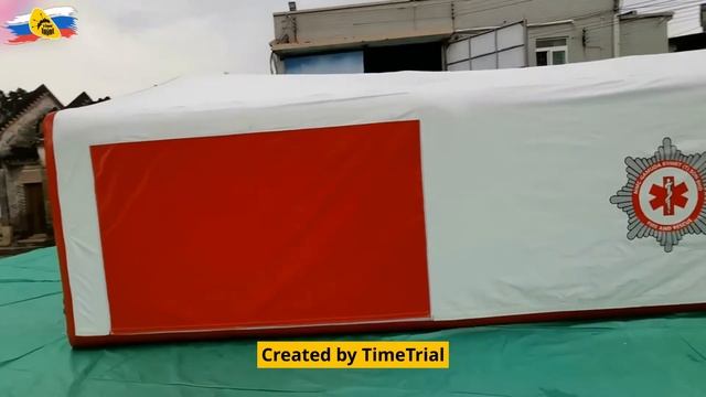 Надувная пневмокаркасная медицинская палатка, госпиталь для размещения пациентов