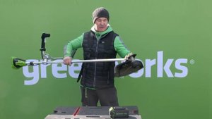 Триммер Greenworks GD40BCB 40V 2105707 (40 см) бесщеточный аккумуляторный