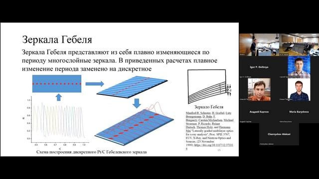 С.С. Морозов. Школа молодых ученых "Современная рентгеновская оптика - 2023"