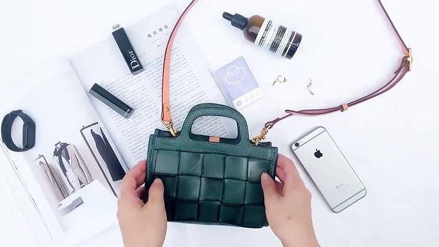 JOGUJOS Женская плетеная сумка через плечо из кожи031326 смотреть онлайн