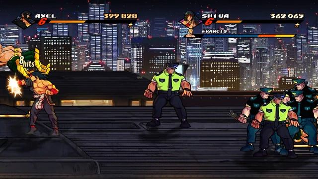 Streets Of Rage 4 - (Mania++ MOD) - Arcade - (S) Rank - Axel & Shiva