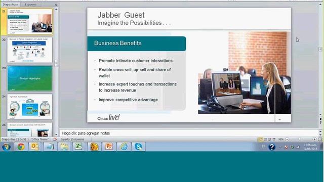Mejorando la colaboración con Proveedores y clientes via Jabber Guest 20150812 1607 1 смотреть онлайн