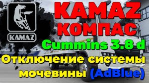 Камаз Компас 3.8 diesel Cummins: отключение мочевины (AdBlue), вывод из аварийного режима