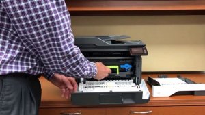 MX B427W B427PW paper jam or misfeed removal 2