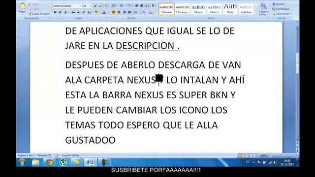 como poner una barra de aplicaciones nexus смотреть онлайн