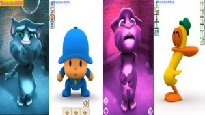 My Talking Tom Cat VS Talking Pocoyo VS Pato Android Gameplay
