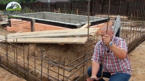 Утепление погреба. Соединение 2х фундаментов, армирование