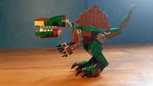 Lego обзор на моих самодельных динозавров