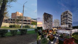 Евпатория 2024. Недострой "Дворец пионеров" хотят снести. "Пентагон" превратится в "Проспект 82".