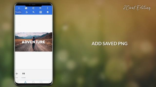 How to Add Text Behind an Object in Pixellab || 2Cool Editing || смотреть онлайн