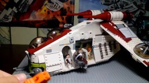 Обзор лего 75021 республиканский ганшип завершение