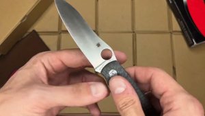 Spyderco Kapara (Реплика) чистый карбон и керамика - обзор!