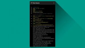 Guardare Codice Sorgente, Android Browser - VT View Source