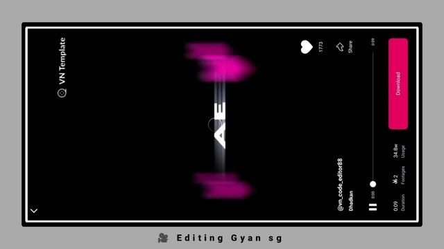 Vn Trending Video Editing Qr Code | New Trending Instagram Reels Editing