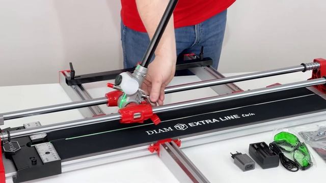 Преимущества и комплектация ручного плиткореза DIAM Extra Line twin 850L. смотреть онлайн
