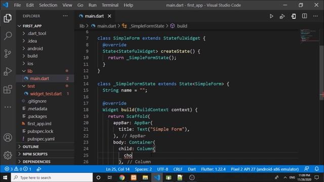 Flutter Mobile App Development  How Stateful Widget Lifecycle Works