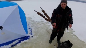 НЕИЗДАННОЕ. Погода - Треш! Жерлицы, Поставушки, Удочки. Шашлык На Льду. Зимняя рыбалка.