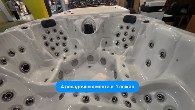 Обзор на гидромассажный спа-бассейн Delfi Spa Flores на 5 мест от от Biotronika.ru