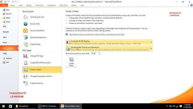 How To Make a Video Using PowerPoint Presentations? ( Tutorial For Beginners To Create a Video ) смотреть онлайн