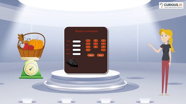 Weight Converter: Tonne, Kilogram, Gram and Pound | Learn to Code on CuriousJr