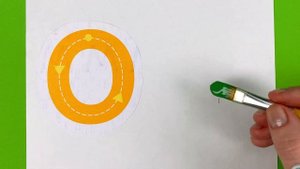 Рисуем Буквы Яркими Красками! Запоминаем Название и Произношение Букв Алфавита!