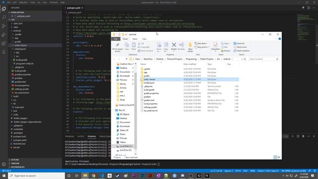 How to use Flutter Unity Widget [VSCode]