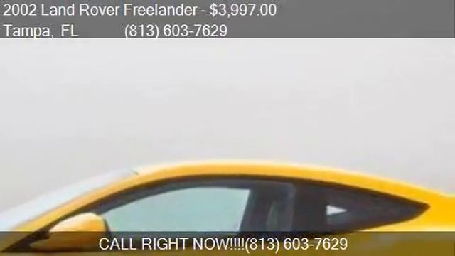 2002 Land Rover Freelander SE AWD 4dr SUV for sale in Tampa