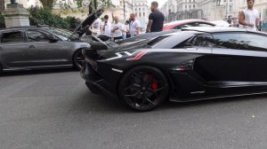 Lamborghini Ламборгини суперкары на выставке в Лондоне / Lamborghini supercars on display in London