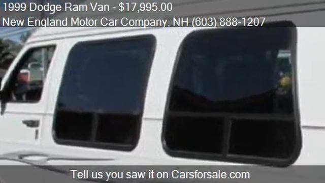 1999 Dodge Ram Van for sale in Nashua, NH 03060 at the New E смотреть онлайн