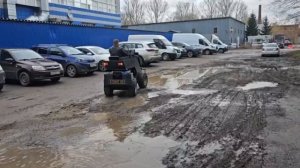 Испытание мини погрузчика Атлант