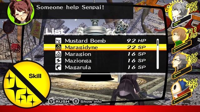 Persona 4 Golden - Heaven's Giant Mini Boss Fight смотреть онлайн